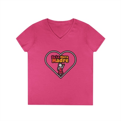 Mama V-Neck T-Shirt - En La Mera Madre Design