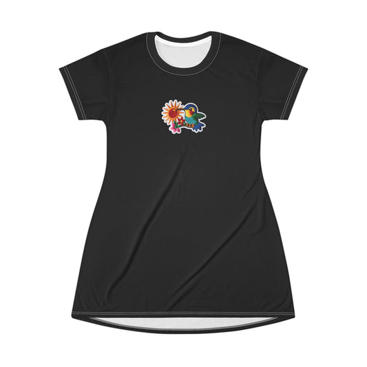 Hummingbird Casual Dress - Comfortable and Relaxing