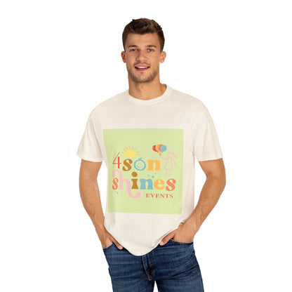 4 SonShines Events T-Shirt for Celebrations, Summer Festivities, Fun Gatherings, Family Reunions, Lightweight Fashion