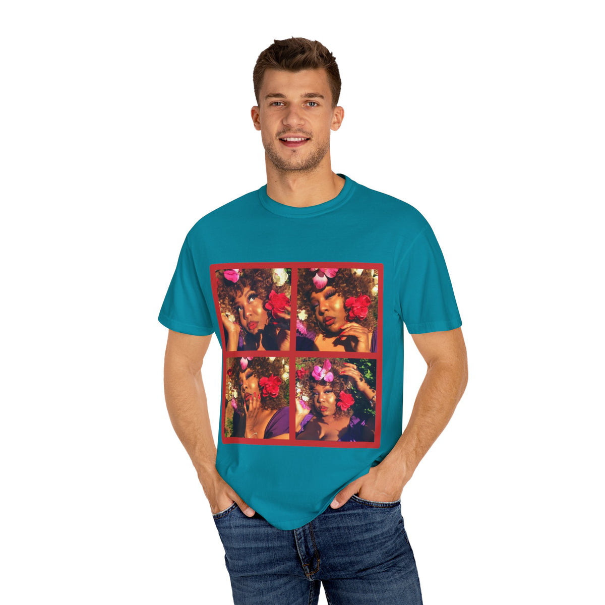 Dream Girl Flower Girl T-shirt - Men's Unisex Garment-Dyed Tee
