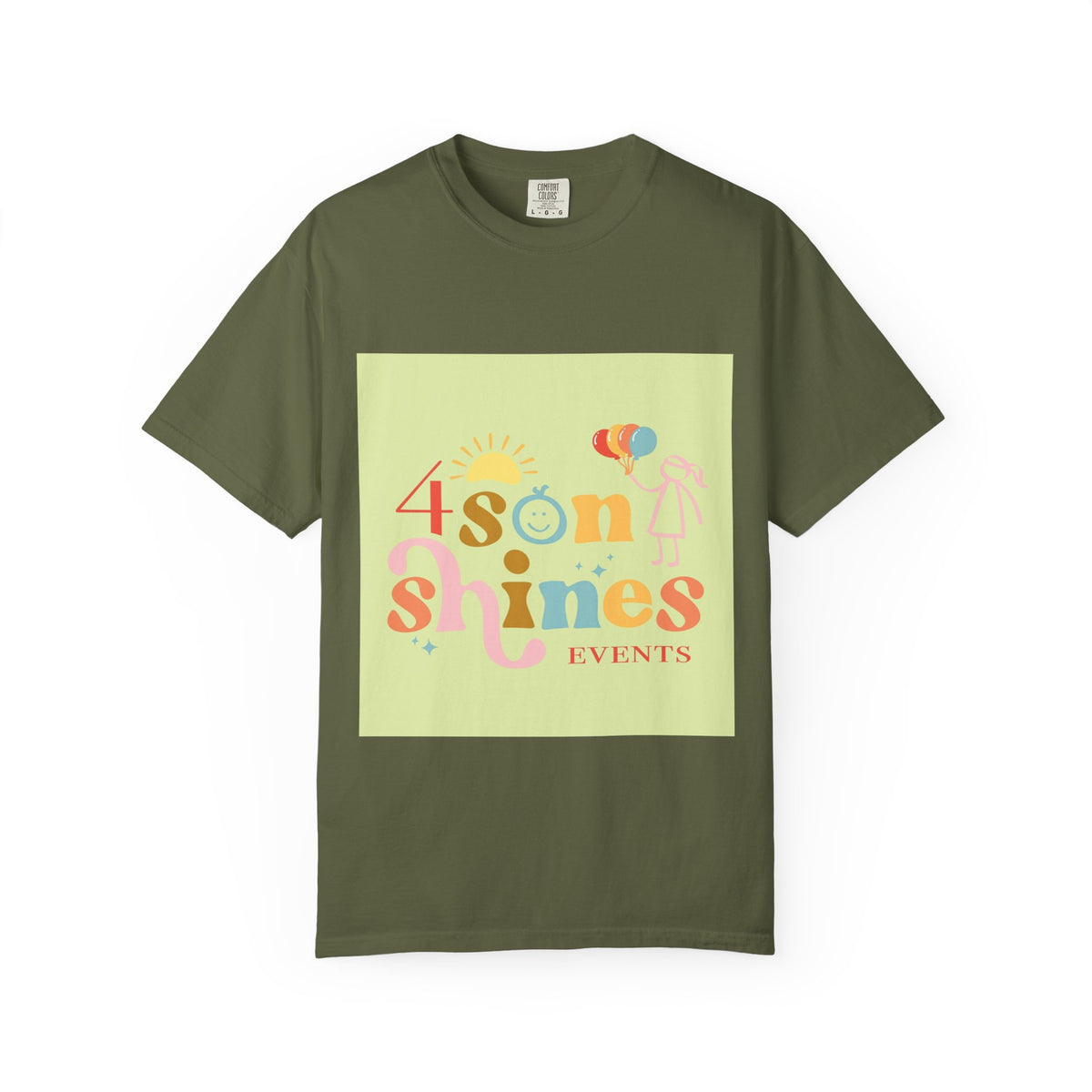 4 SonShines Events T-Shirt for Celebrations, Summer Festivities, Fun Gatherings, Family Reunions, Lightweight Fashion