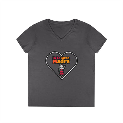 Mama V-Neck T-Shirt - En La Mera Madre Design