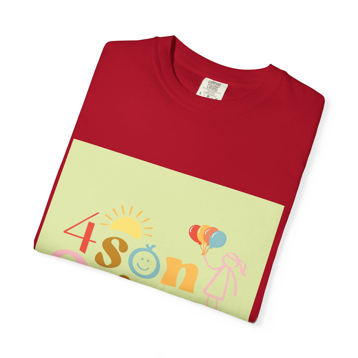4 SonShines Events T-Shirt for Celebrations, Summer Festivities, Fun Gatherings, Family Reunions, Lightweight Fashion