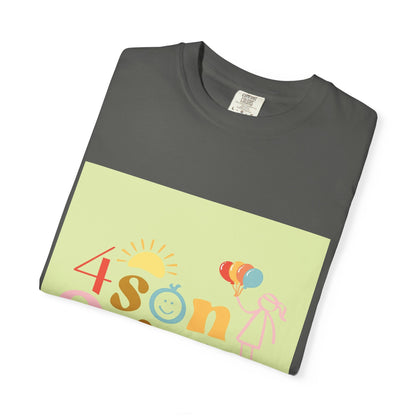 4 SonShines Events T-Shirt for Celebrations, Summer Festivities, Fun Gatherings, Family Reunions, Lightweight Fashion