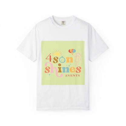 4 SonShines Events T-Shirt for Celebrations, Summer Festivities, Fun Gatherings, Family Reunions, Lightweight Fashion