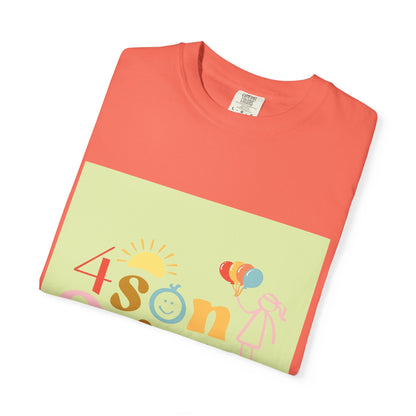 4 SonShines Events T-Shirt for Celebrations, Summer Festivities, Fun Gatherings, Family Reunions, Lightweight Fashion
