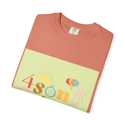 4 SonShines Events T-Shirt for Celebrations, Summer Festivities, Fun Gatherings, Family Reunions, Lightweight Fashion