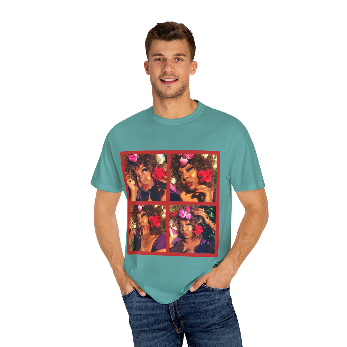 Dream Girl Flower Girl T-shirt - Men's Unisex Garment-Dyed Tee