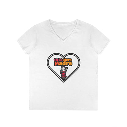 Mama V-Neck T-Shirt - En La Mera Madre Design