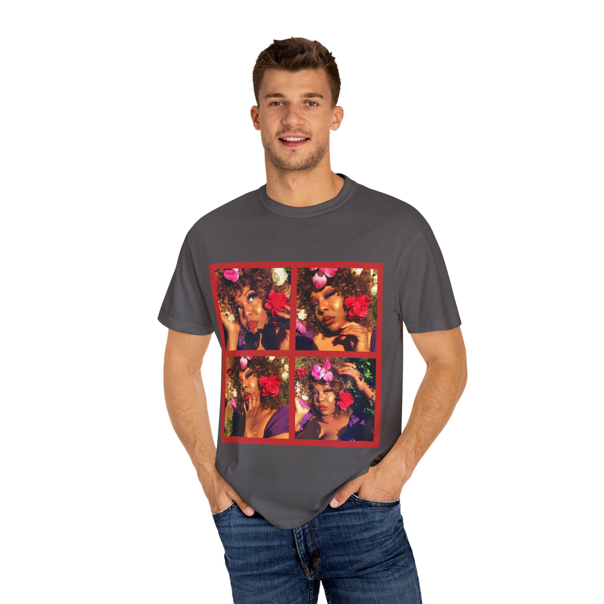 Dream Girl Flower Girl T-shirt - Men's Unisex Garment-Dyed Tee
