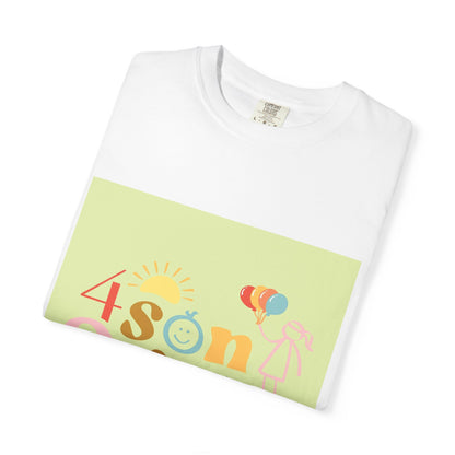 4 SonShines Events T-Shirt for Celebrations, Summer Festivities, Fun Gatherings, Family Reunions, Lightweight Fashion