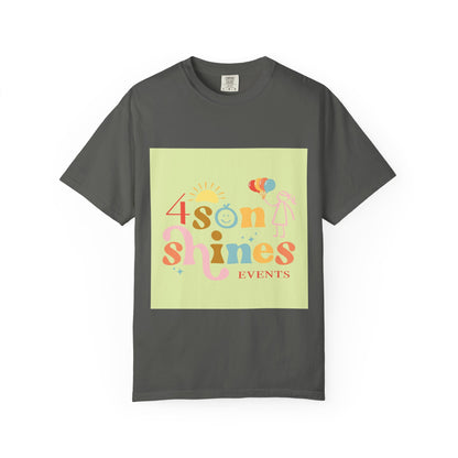 4 SonShines Events T-Shirt for Celebrations, Summer Festivities, Fun Gatherings, Family Reunions, Lightweight Fashion