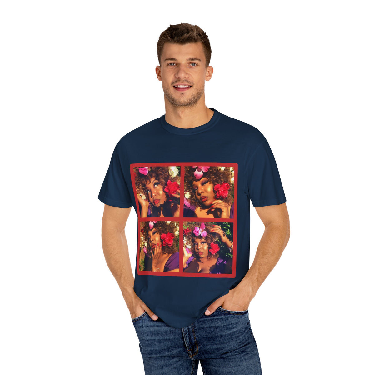 Dream Girl Flower Girl T-shirt - Men's Unisex Garment-Dyed Tee