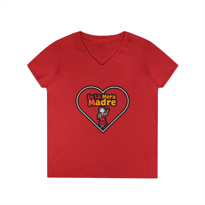 Mama V-Neck T-Shirt - En La Mera Madre Design