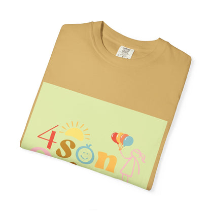 4 SonShines Events T-Shirt for Celebrations, Summer Festivities, Fun Gatherings, Family Reunions, Lightweight Fashion