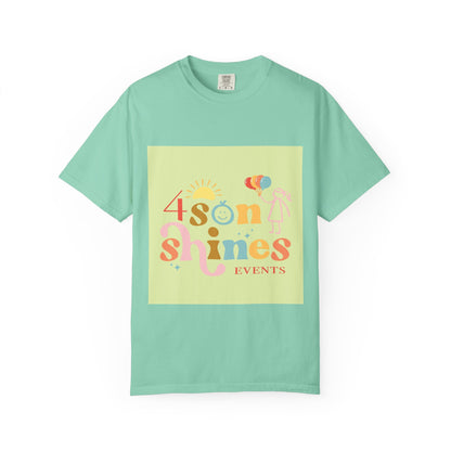 4 SonShines Events T-Shirt for Celebrations, Summer Festivities, Fun Gatherings, Family Reunions, Lightweight Fashion