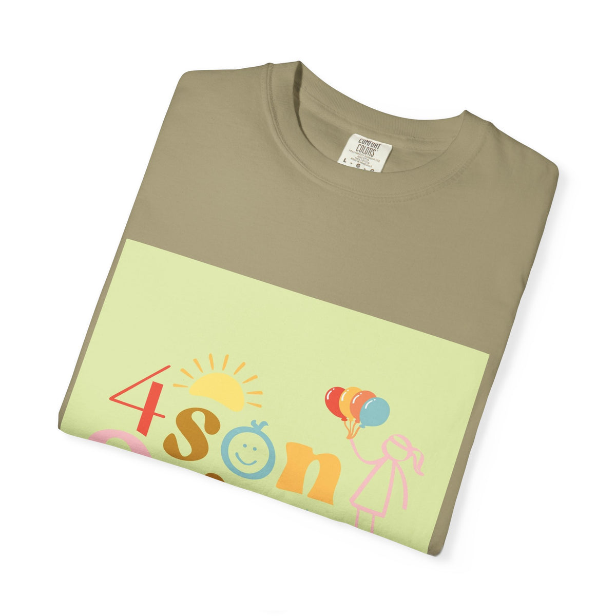 4 SonShines Events T-Shirt for Celebrations, Summer Festivities, Fun Gatherings, Family Reunions, Lightweight Fashion