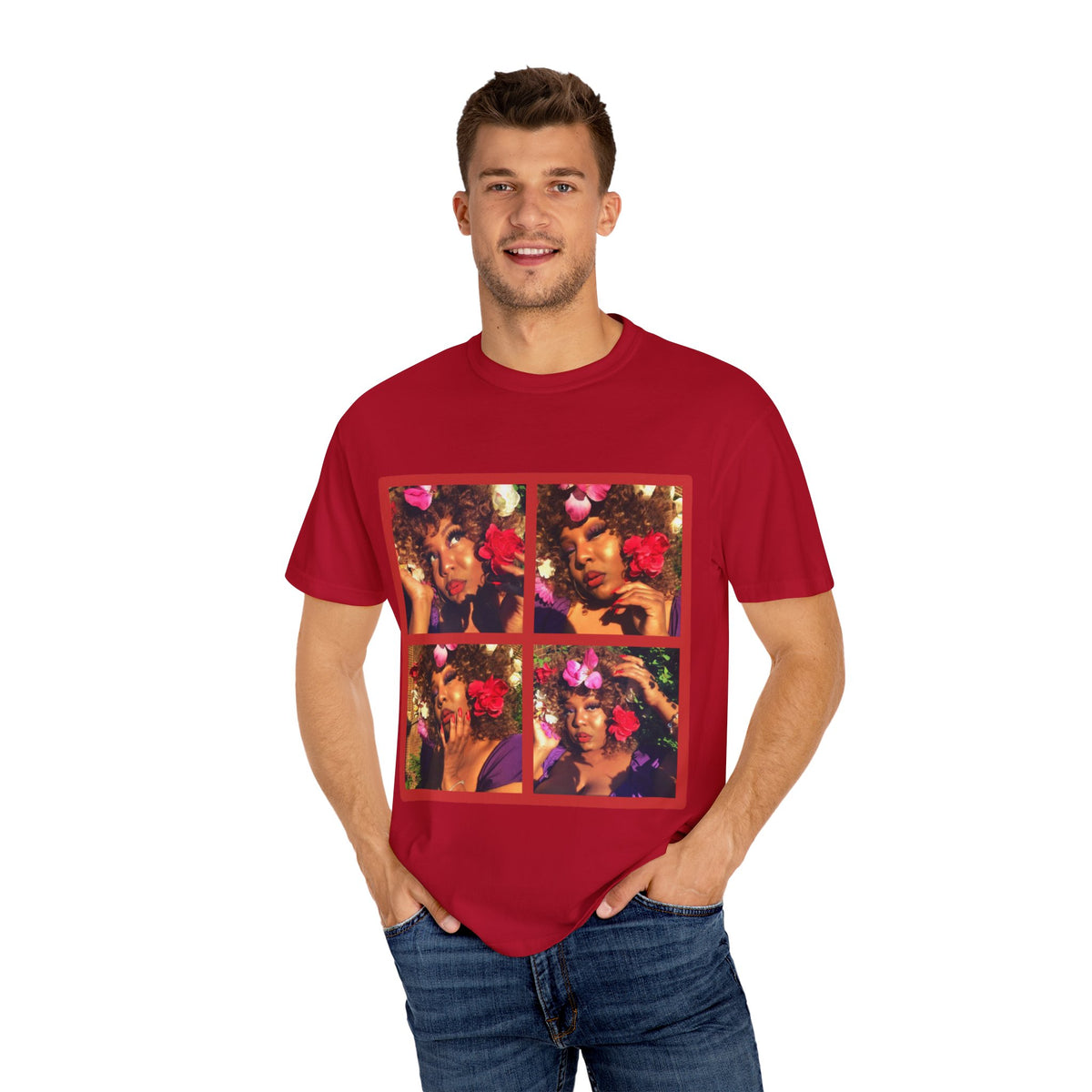 Dream Girl Flower Girl T-shirt - Men's Unisex Garment-Dyed Tee
