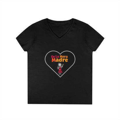 Mama V-Neck T-Shirt - En La Mera Madre Design