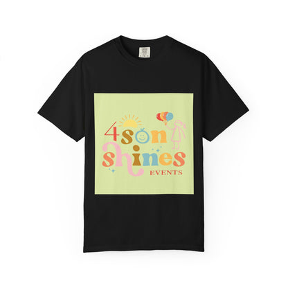 4 SonShines Events T-Shirt for Celebrations, Summer Festivities, Fun Gatherings, Family Reunions, Lightweight Fashion